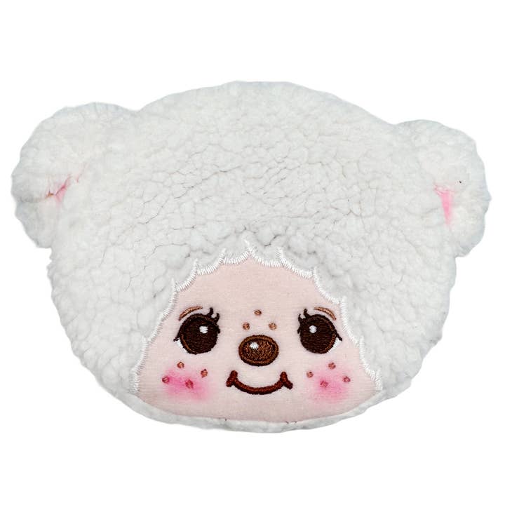 LASR - Wholesale Coin Purse - Women's - Monchhichi Cham Cham Bear Face Plush Coin Bag