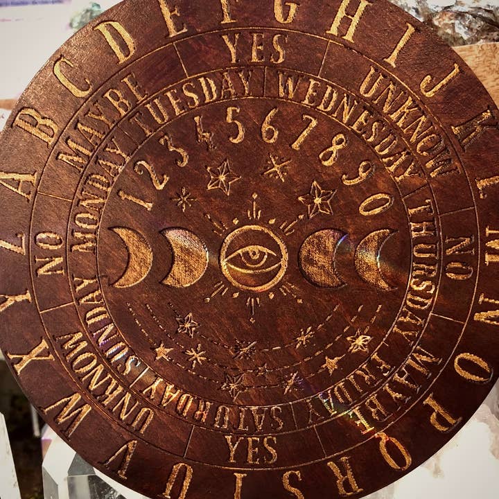 Desarwen - Vendita all'ingrosso Attrezzatura per meditazione - Tavola a pendolo da 15 cm in wicca, altare, divinazione delle streghe