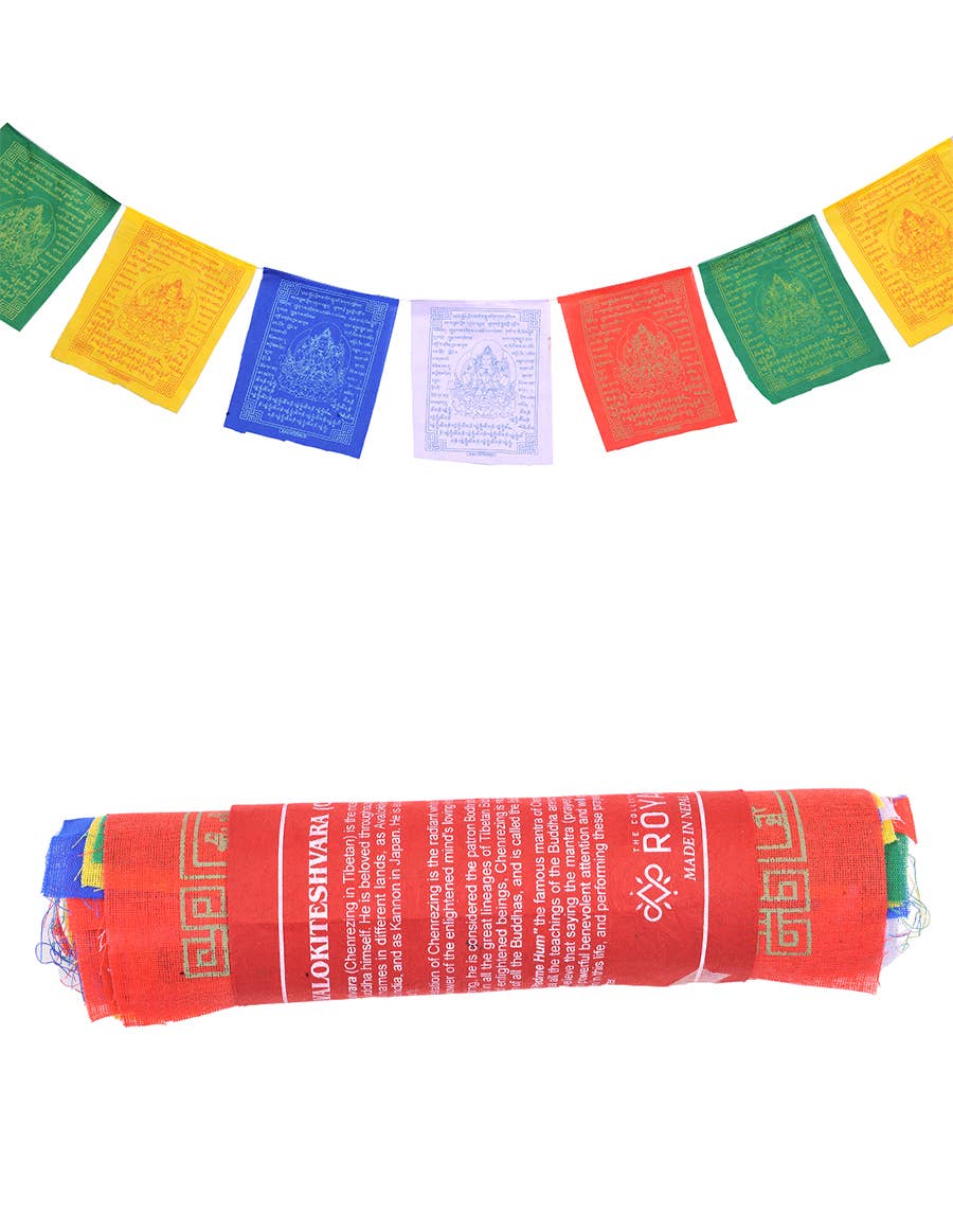 The Collection Royal / Royal Handicrafts - Wholesale Flag - Avalokiteshvara Prayer Flag