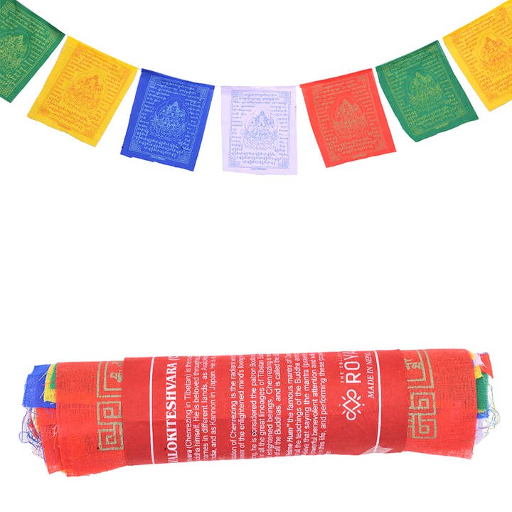 The Collection Royal / Royal Handicrafts - Wholesale Flag - Avalokiteshvara Prayer Flag0