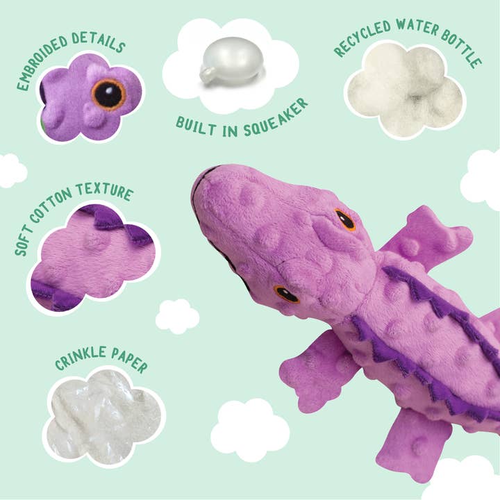 SnugArooz - Wholesale Pet Plush Toy - Dog - Ellie the Gator5