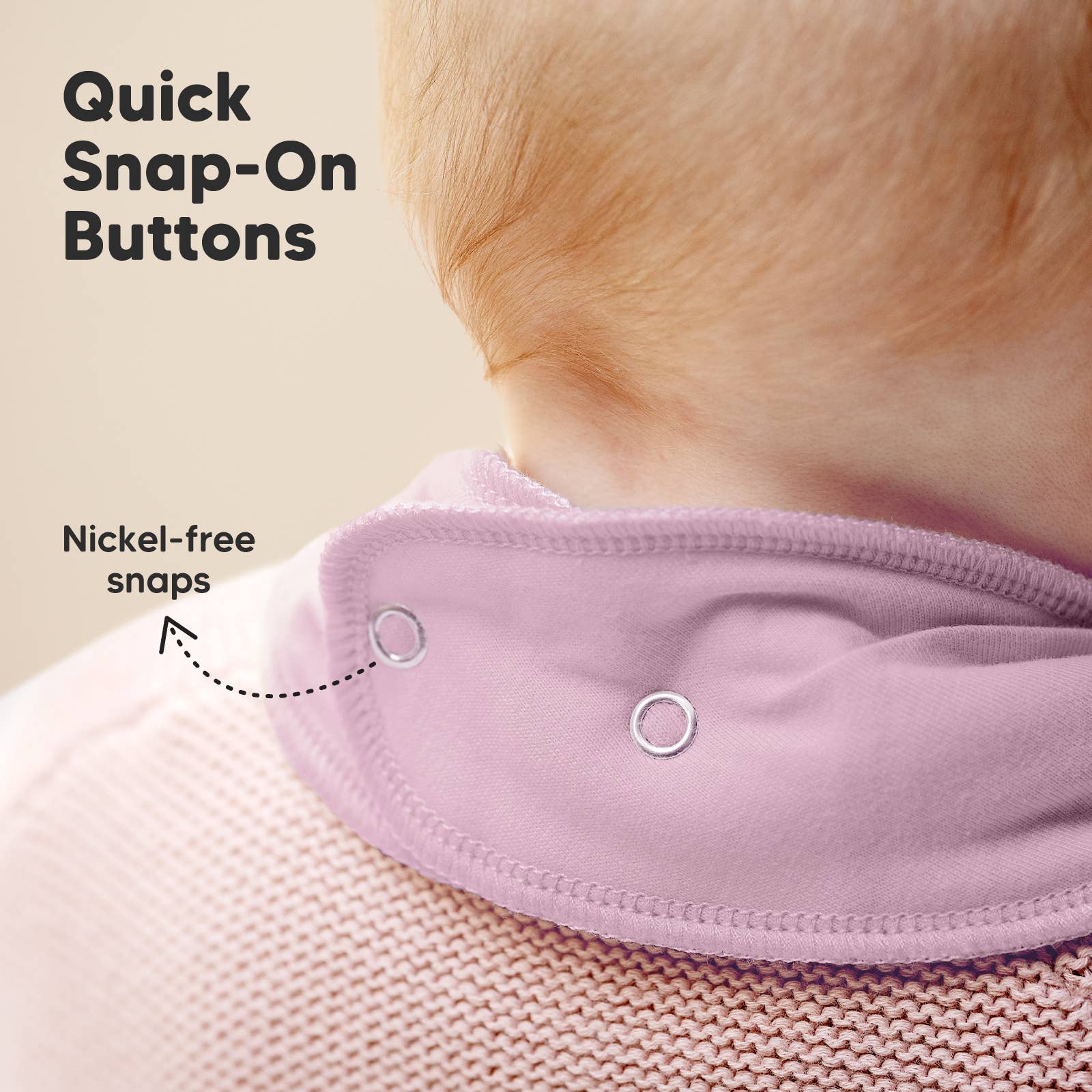 Mauve 8-pack Baby Bandana Bibs for Girls and Boys for wholesale on Faire7