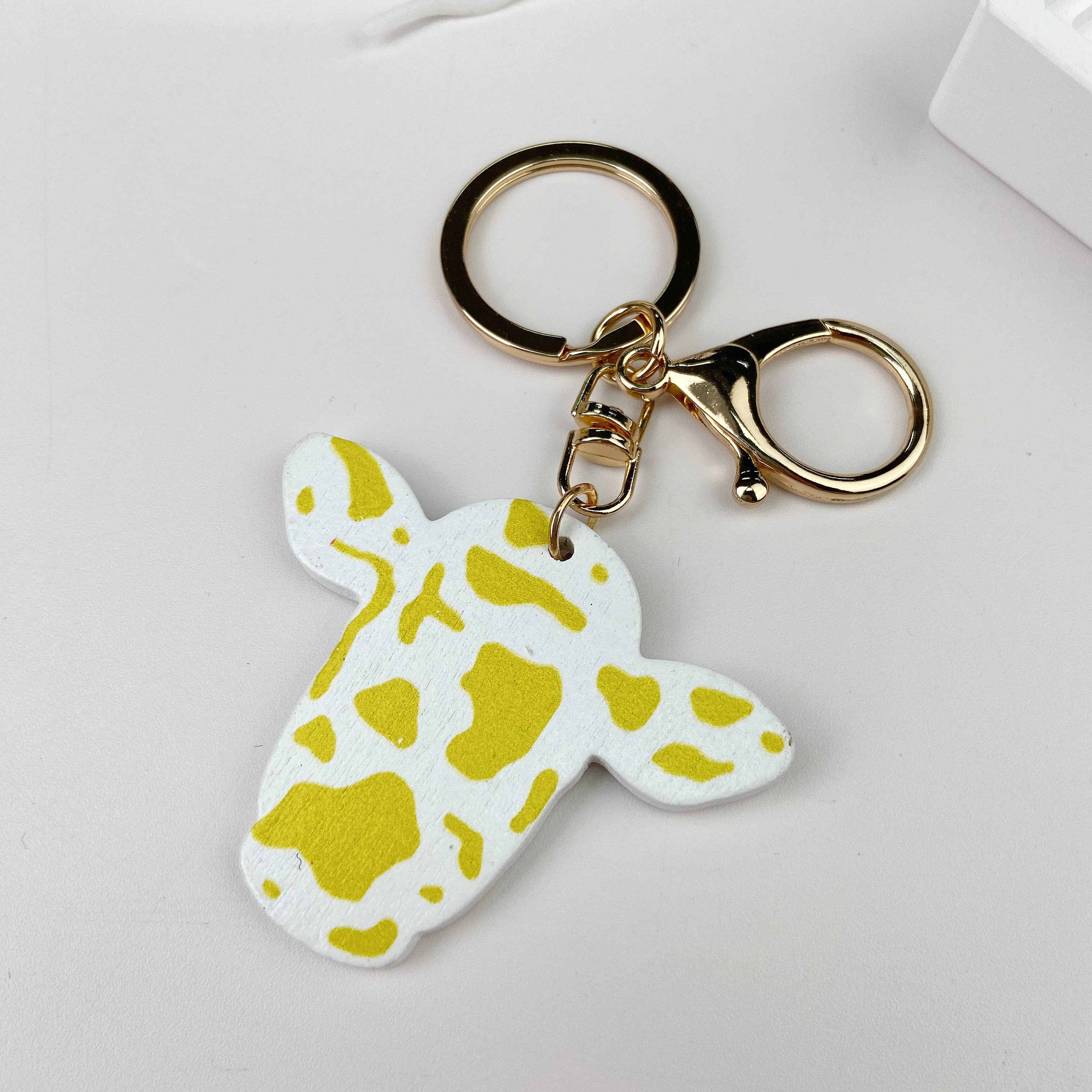 SoapElenGlen - Wholesale Keychain - Women's - Wooden bull head pendant keychain13