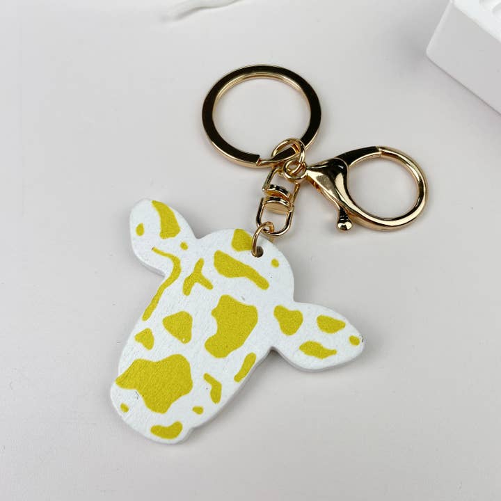SoapElenGlen - Wholesale Keychain – Women's - Wooden bull head pendant keychain13