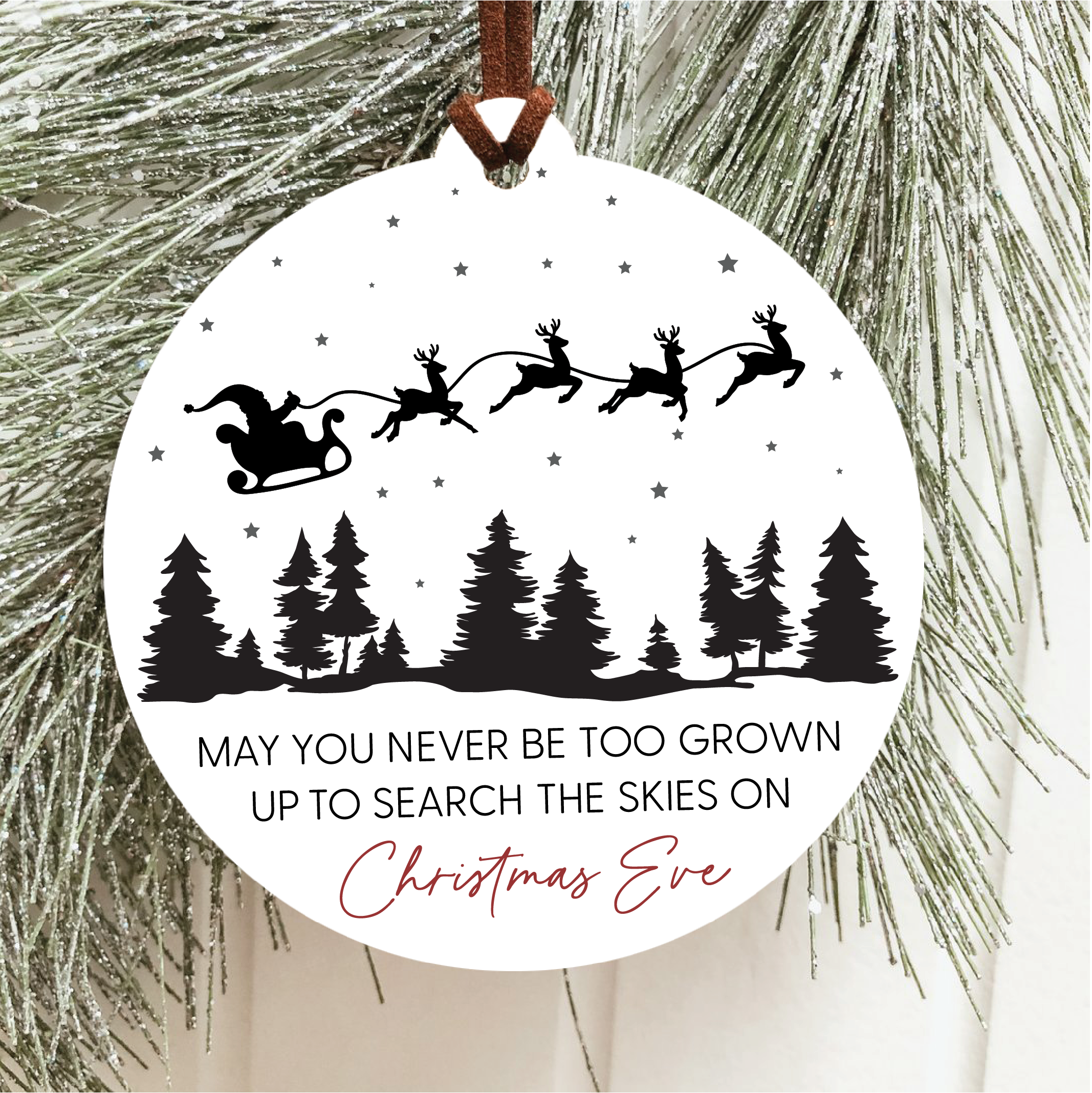 Knotty Design Co. - Wholesale Ornament - May You Never Be Too Grown Up Christmas Ornament1