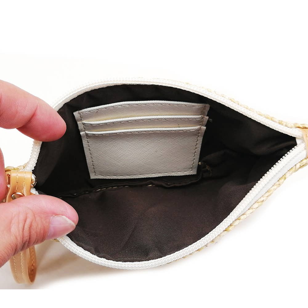 Wholesalesir - Vente Pochette – femme - Sac à main tissé décontracté Grass Woven2