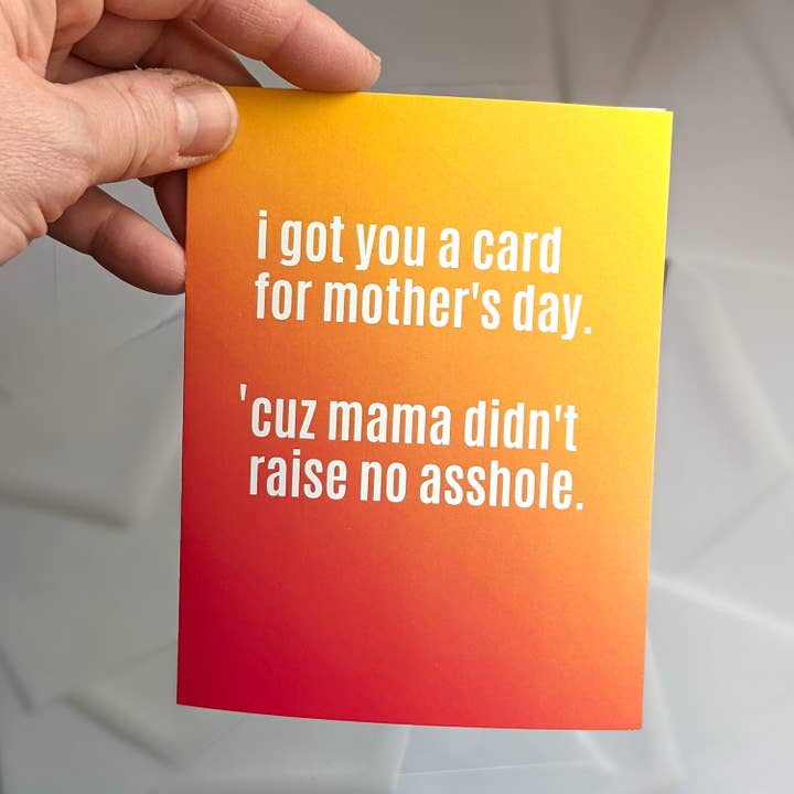 Mor gjorde ikke kort for engroshandel hos Fox Tail Design and Printing