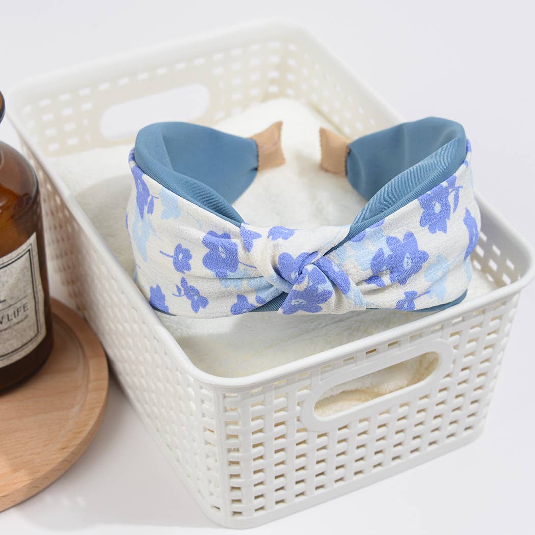 TheDivaSoap - Wholesale Fashion Headband - Women's - Floral Cross Knotted Headband3