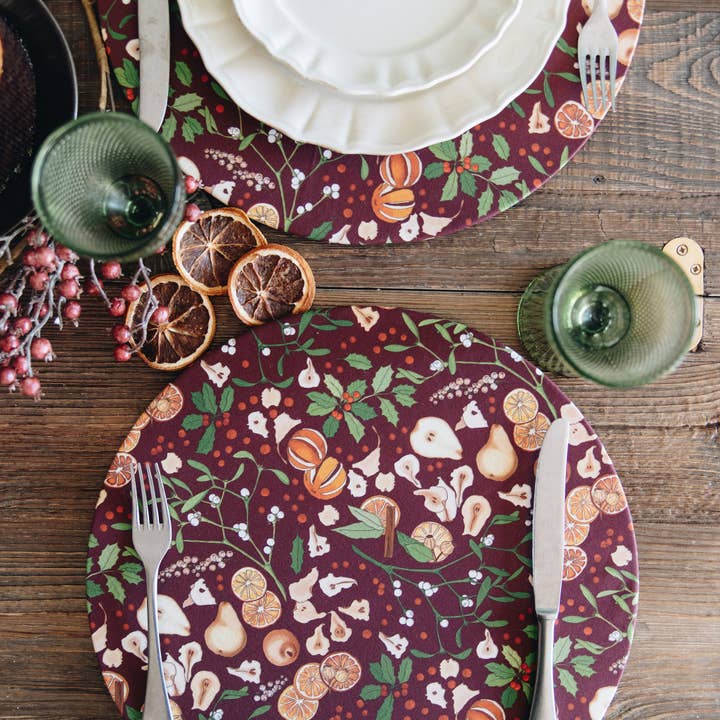 Sottopiatto Agrumance - A Simple Pattern Collection per la vendita all'ingrosso da parte di Misalù - Dress up your table