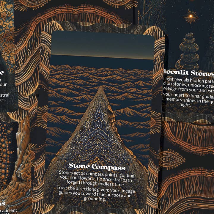 Ibiza Tarot USA - Wholesale Tarot Cards - Stone Memory Ancestral Earth Oracle Deck – 22 Cards2