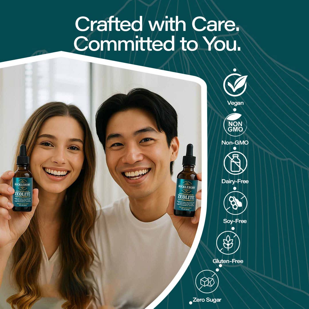 Bucklebury - Wholesale Oral Supplement/Vitamin - Bucklebury Zeolite Liquid Suspension w/ Chlorella6