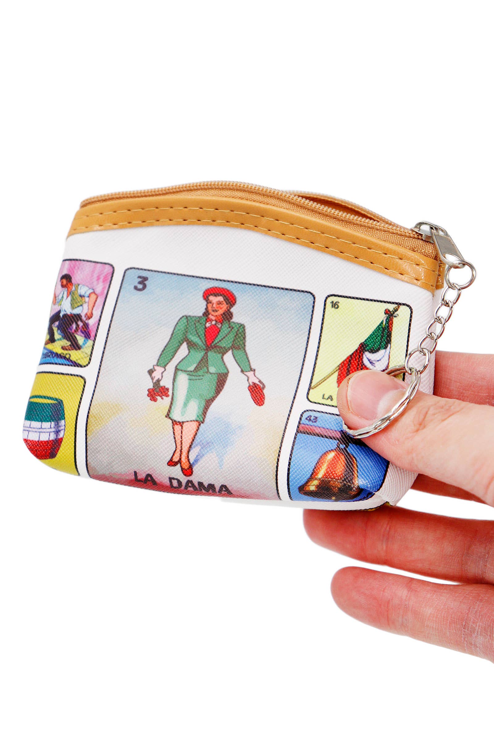 DIVERSE La Loteria dragkedja plånbok i veganskt läder för wholesale på Faire2