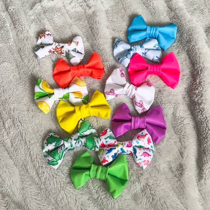 Neon Fun Bowtie 2-Packs for wholesale by Sparkle & Chic Petite Pup Boutique