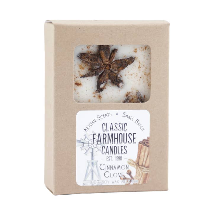 Soy Wax Melt Bar - Cinnamon Clove for wholesale by Classic Farmhouse Candles
