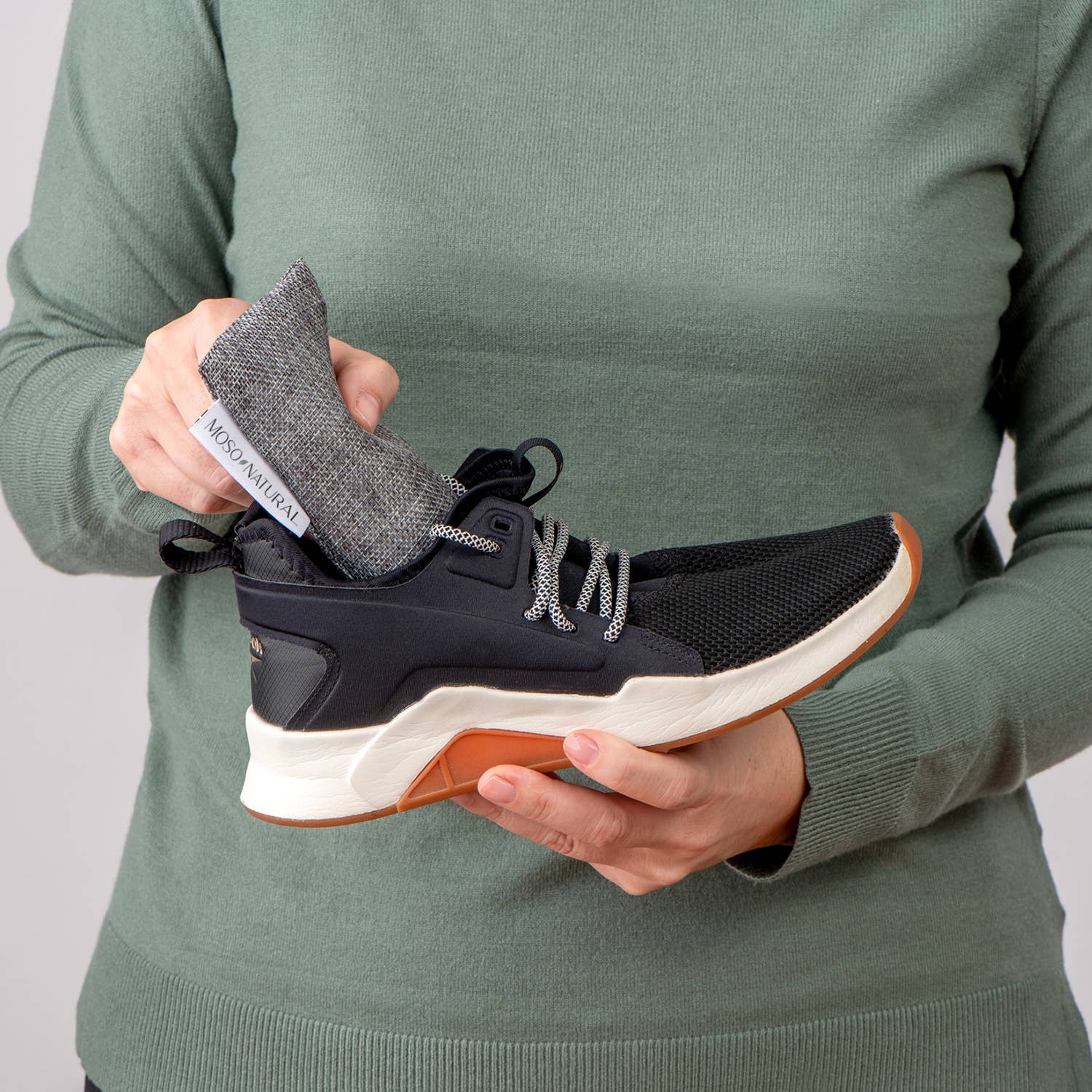 Moso Natural - Vente Déodorant/spray pour chaussures - Désodorisants pour chaussures et équipements de sport avec charbon de bambou, lot de 21