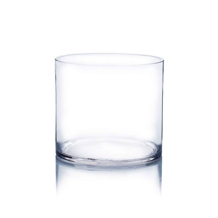 WGV International - Wholesale Vase - WGV Clear Cylinder Glass Vase - 6" x 6"H