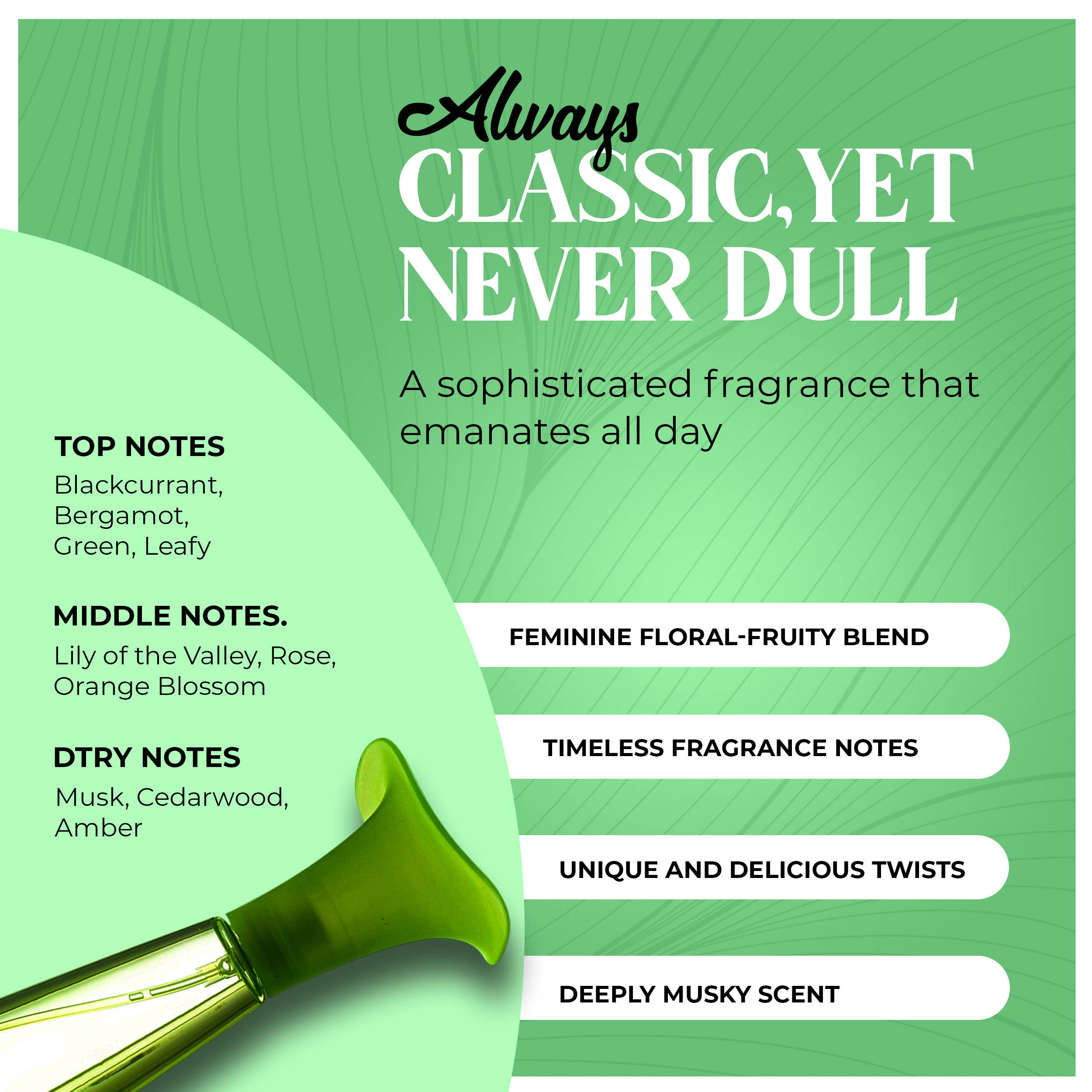 Regal Fragrances - Wholesale Perfume/Eau de Toilette - Regal Fragrances Green Flower Womens Perfume 200ML 6.8 FL OZ1