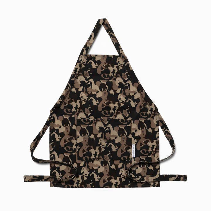 Apron-Children's | Happy Camo for wholesale by New Wing Studio