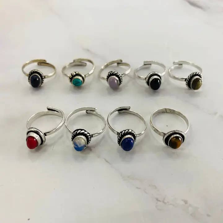 Tyske sølvringe. Foto 02 for engroshandel hos Hecho a mano