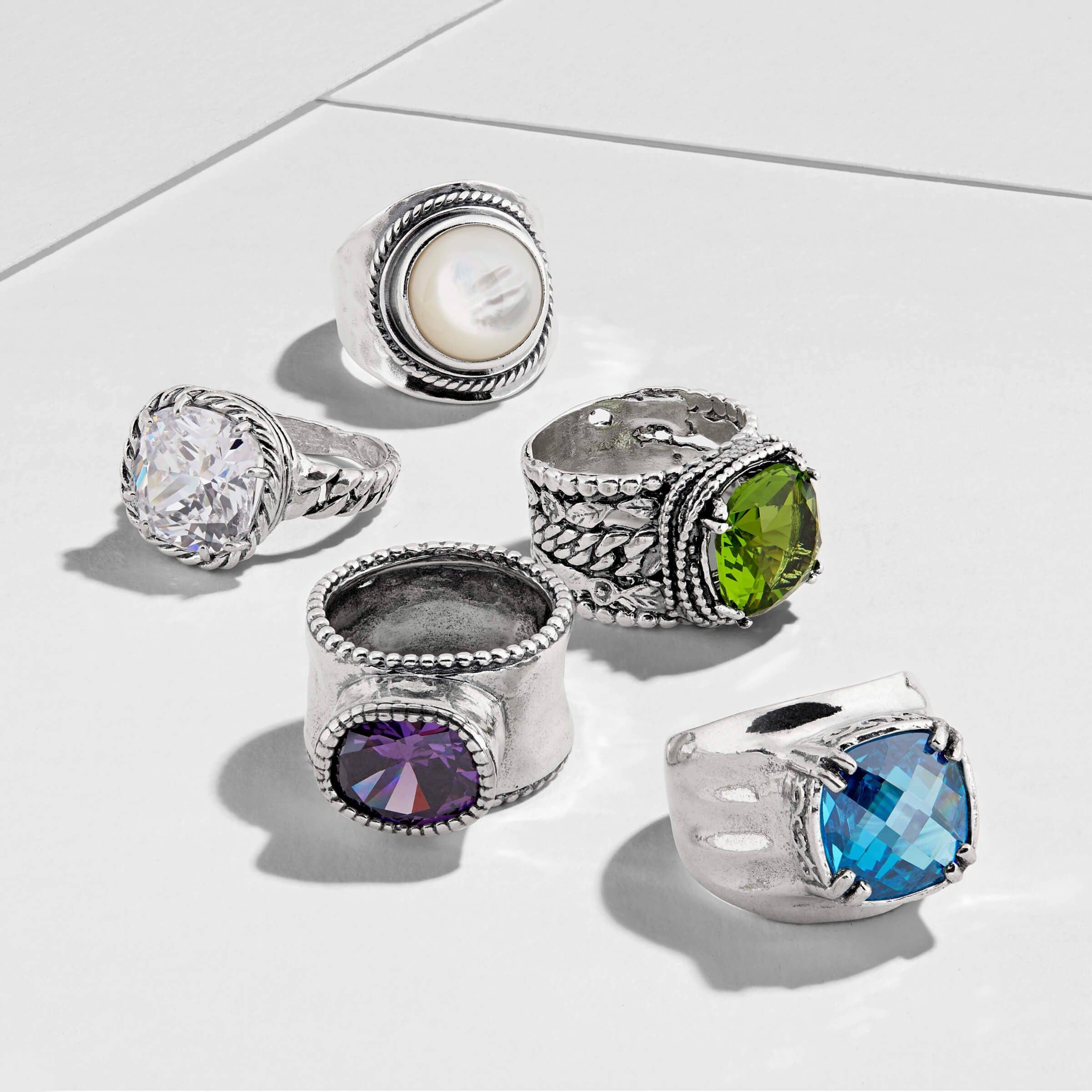 White Silpada 'Pearlized' Natural Mother-of-Pearl Ring i for wholesale on Faire4