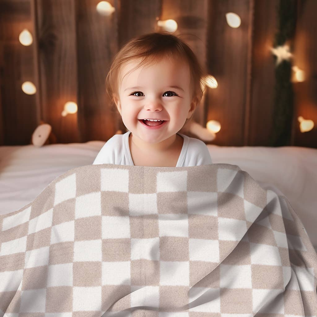 Fashion City - Wholesale Bedding Blanket - Kids & Baby - Kids Checkered Pattern Soft Throw Blanket6