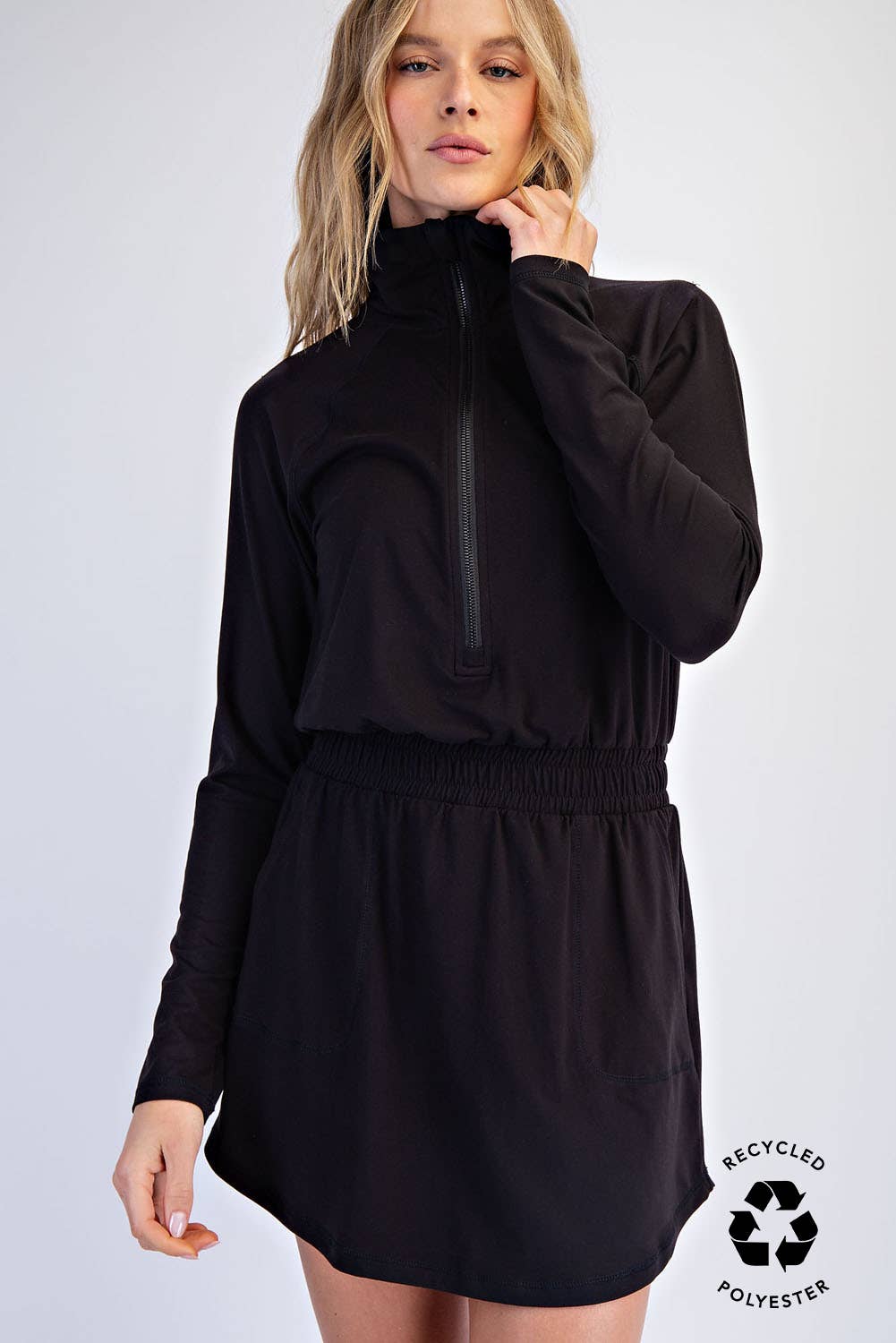 Rae Mode - Wholesale Athletic Skirt - Women's - BUTTER SOFT QUARTER ZIP ROMPERSKIRT12