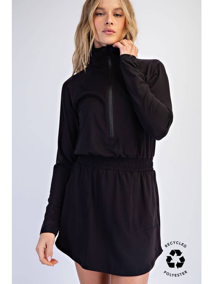 Rae Mode - Wholesale Athletic Skirt - Women's - BUTTER SOFT QUARTER ZIP ROMPERSKIRT12