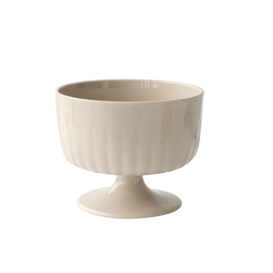Ailly's garden – wholesale Bowl – Ceramic Corrugated Design Sundae Dessert Cup Ice Cream Bowls2