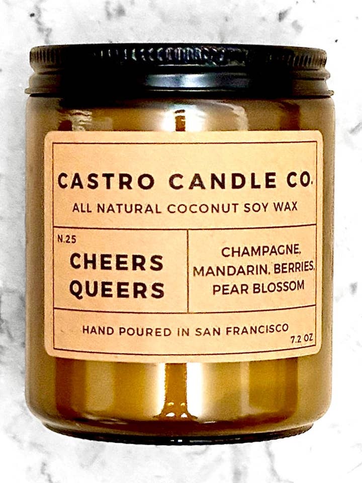 Cheers Queers - Candle for wholesale by Castro Candle Co.