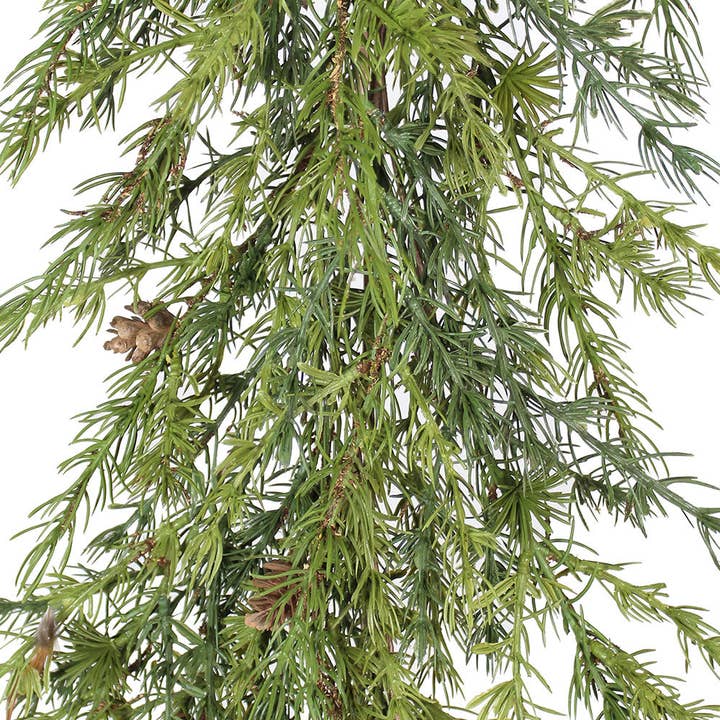 CG Hunter - Wholesale Bunting/Garland - 9' Artificial Pine Garland with Pinecones4