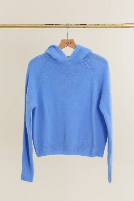 NAÏS PARIS - Wholesale Knit Sweater - Women's - Hoodie-style sweater in kid mohair and merino wool14