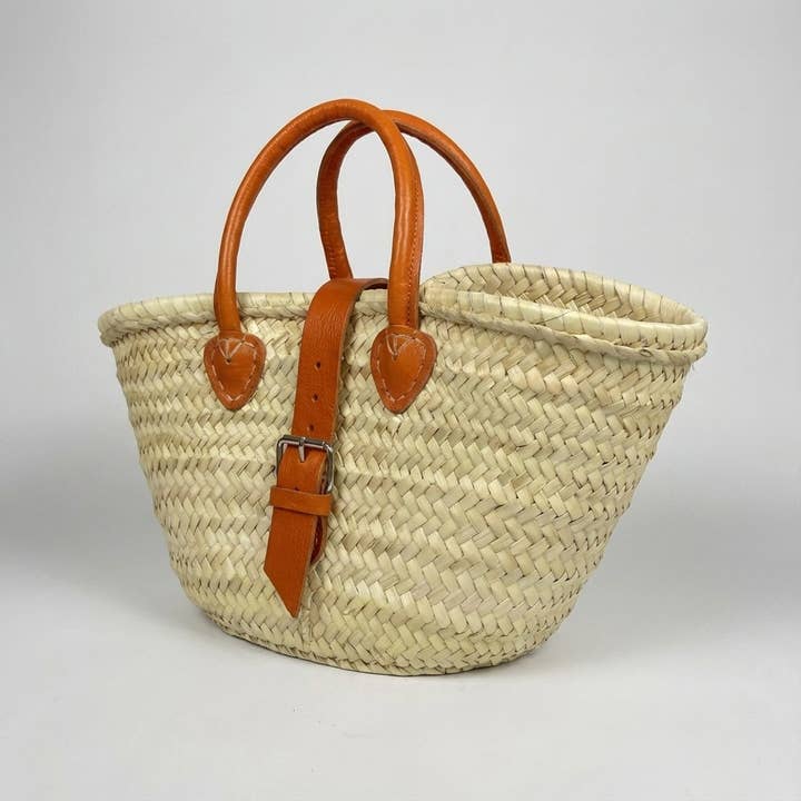 Melecraft - Vente Sac de plage - Sac en Paille Fait Main – Panier Français en Cuir18