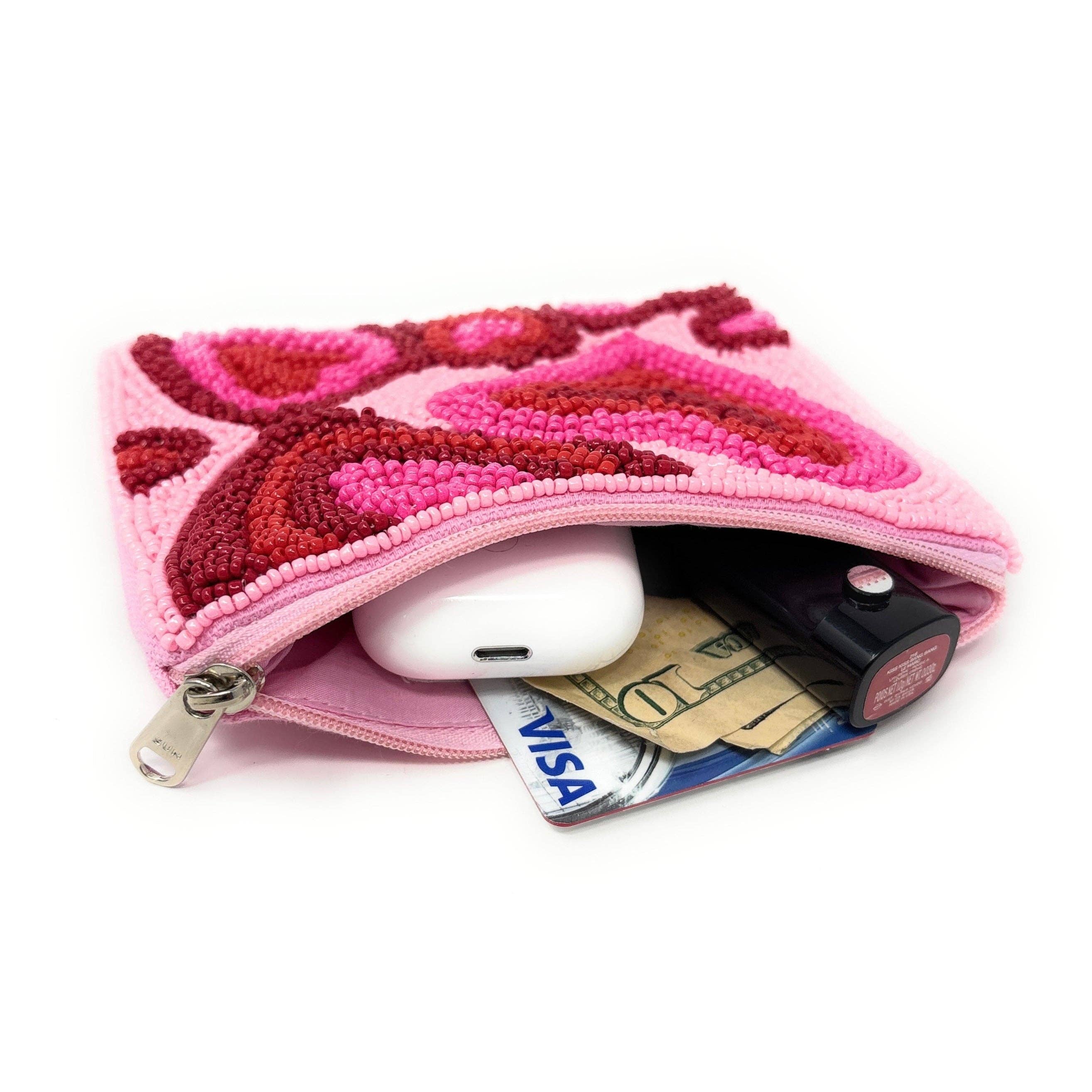 Twine and Love - Vendita all'ingrosso Astuccio - Donna - Pochette con Perline Cuori d'Amore1