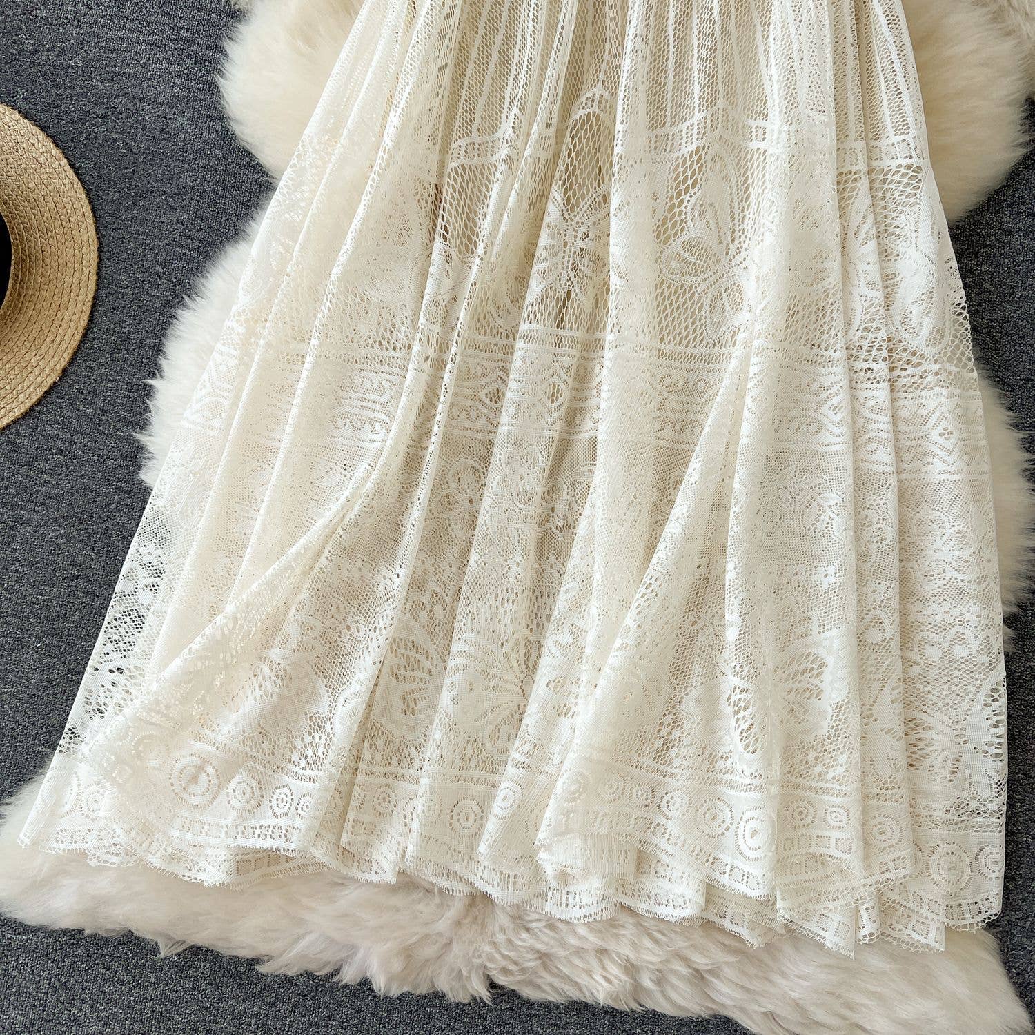 PEACH ACCESSORIES - Wholesale Skirt - Women's - Bohemian Rhapsody Lace Skirt SK2084