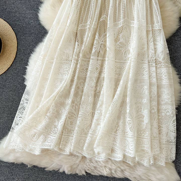 PEACH ACCESSORIES - Wholesale Skirt - Women's - Bohemian Rhapsody Lace Skirt SK2084