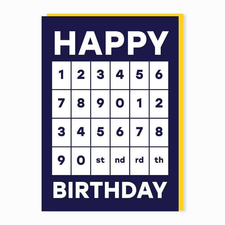 Any birthday | Funny Birthday Card | Text card for wholesale by Stoats & Weasels