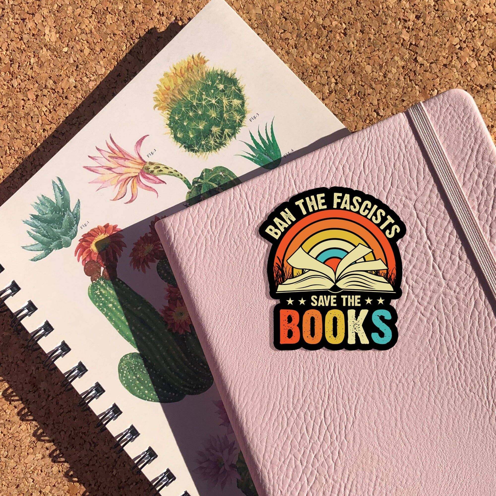 Sticker Horse - Wholesale Sticker - Ban The Fascists Save The Books Sticker1