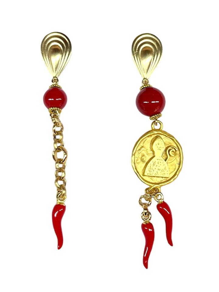 Boucles d'oreilles Tesoro pour la vente par DITTA Alessandra Avallone