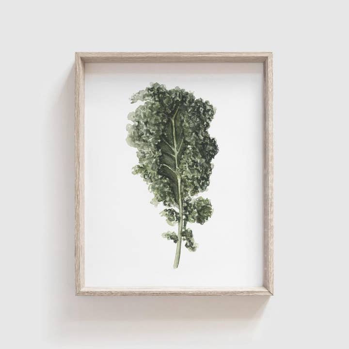 Kale Art Print for wholesale by Tabitha Paige