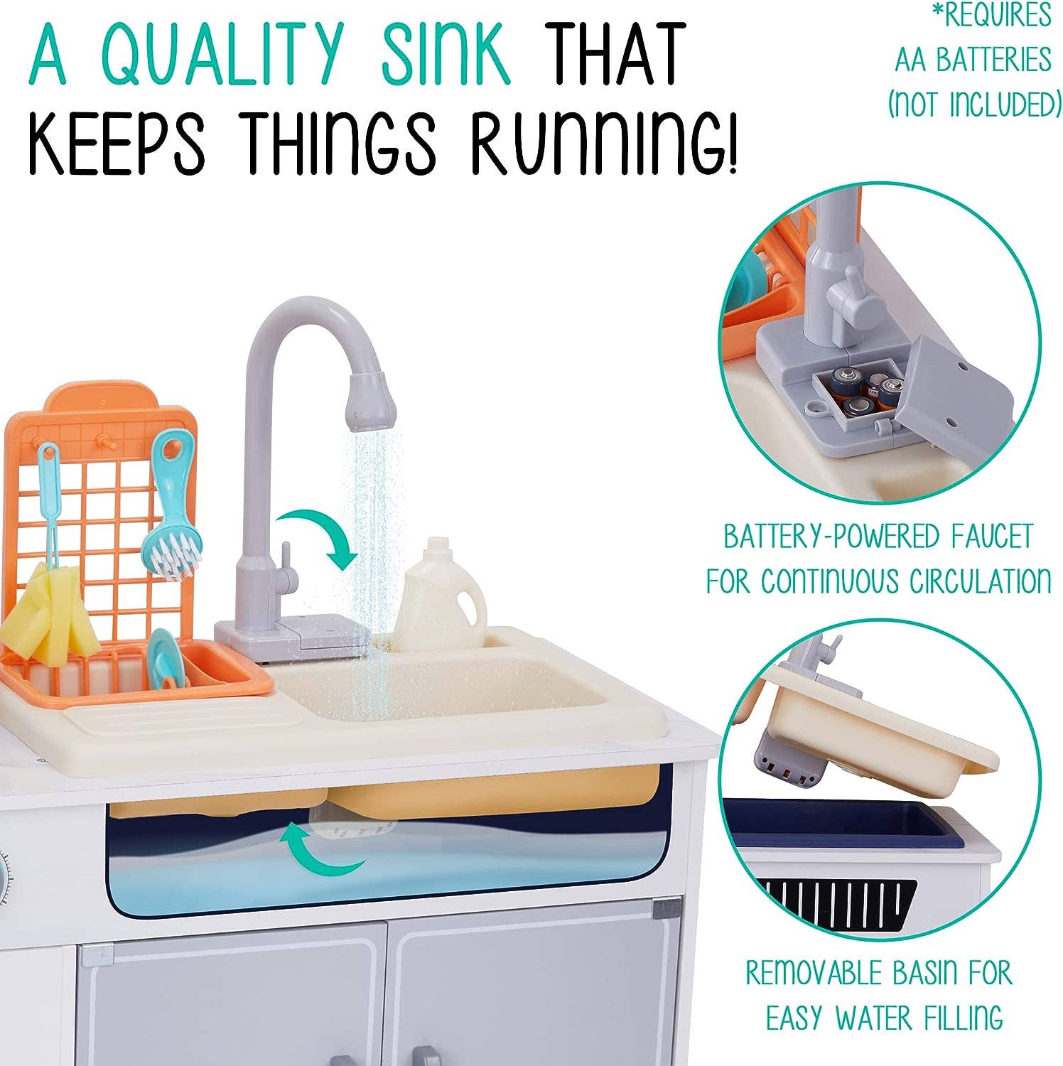 Jumbl – Großhandel Spielzeugset – Kinder – Küchenset für Kinder, interaktives Küchenspielset aus Holz2