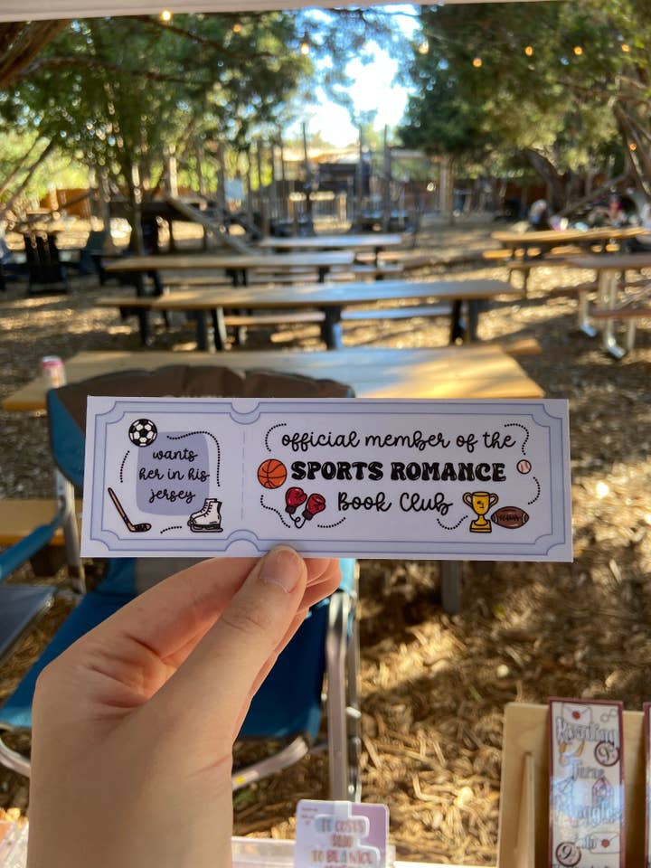 Sports Romance - bookmark for wholesale by Simply Artsy