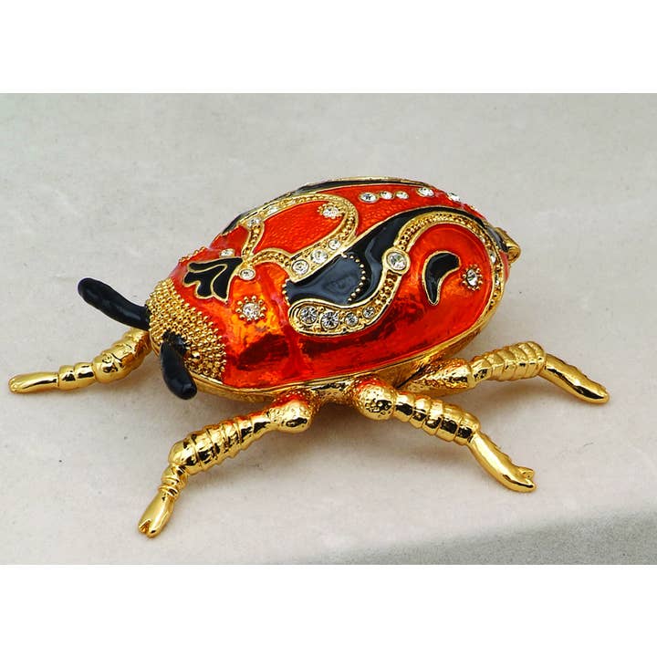 Orange Bille Juvelbesat Æske for engroshandel hos Pacific Trading