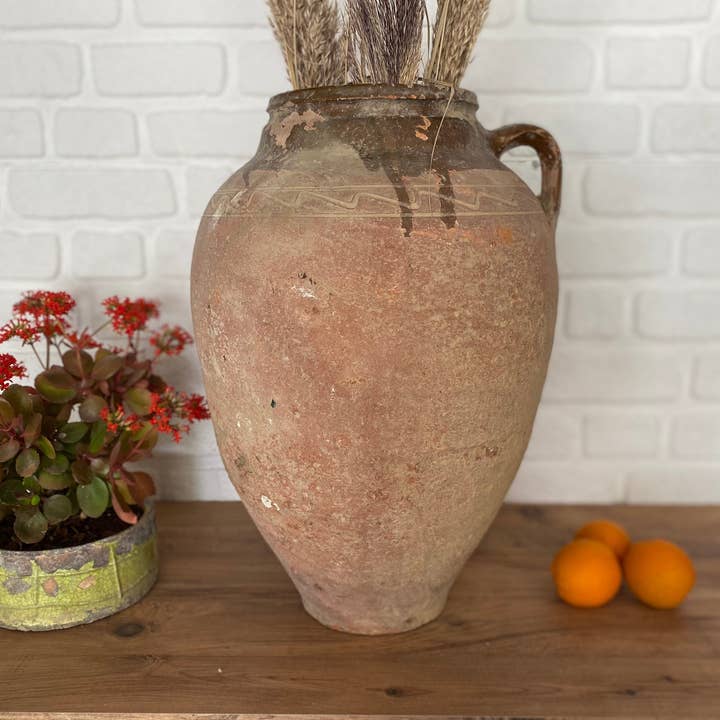 Rustic Remnents – wholesale Vas – Vintage Decor Gammal lerkruka, åldrig och antik lerkärl