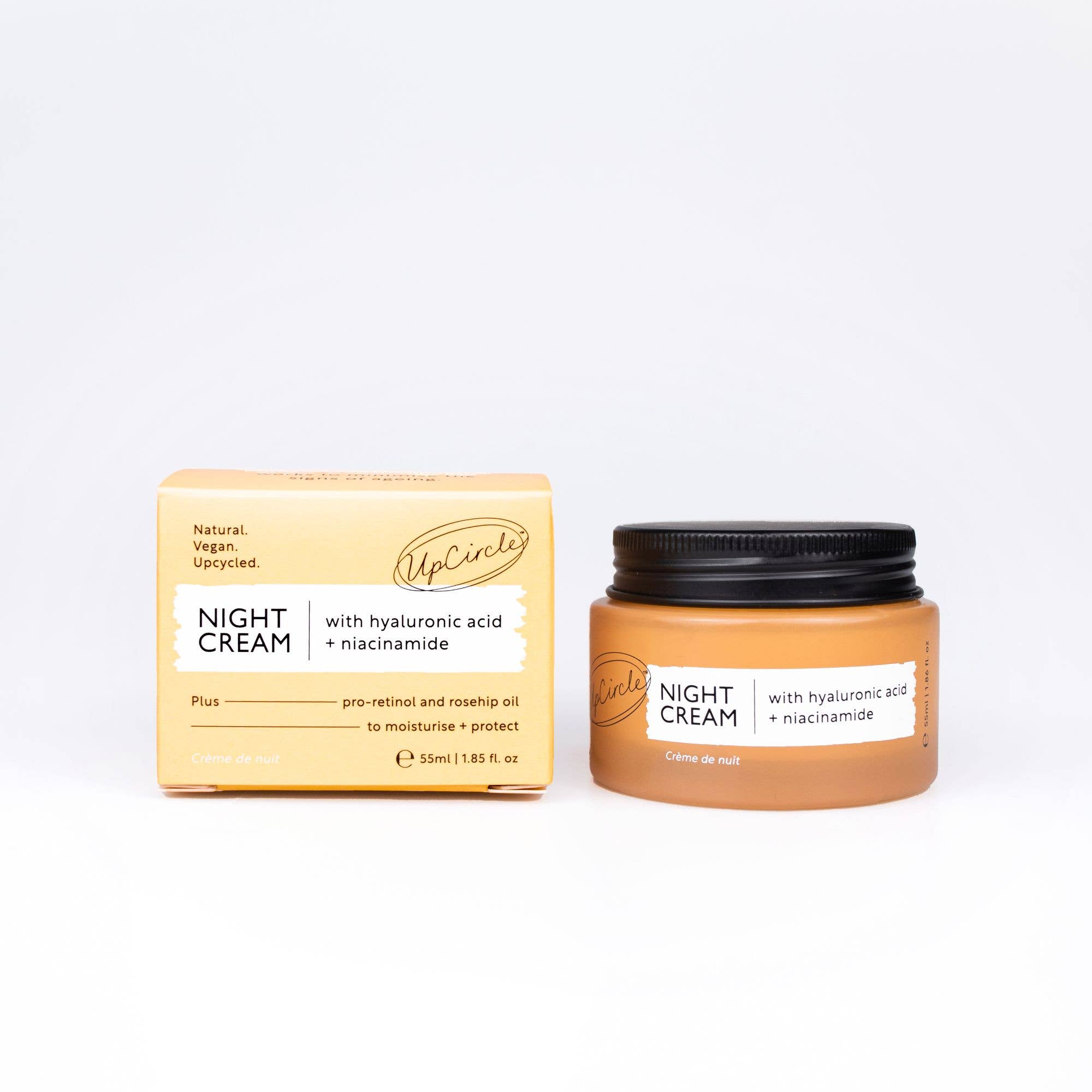 UpCircle Beauty UK - Wholesale Night Cream - Eco Anti-Ageing Night Cream Skincare Gift Hyaluronic Acid, Niacinamide6