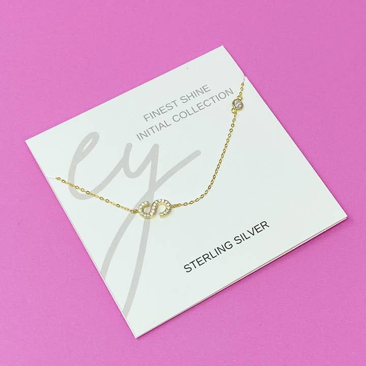 Ellison+Young - Wholesale Pendant/Charm Necklace - Finest Shine Initial Sterling Silver Necklace14
