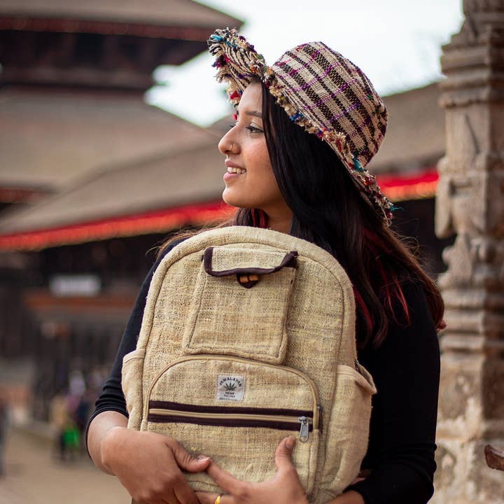 Mochila Unisex de Cáñamo para Uso Diario para venta al por mayor de Fwosi