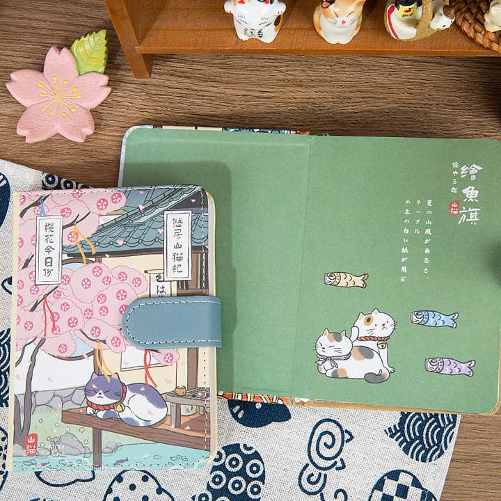 Gohobi (We cover U.S. import duties) - Wholesale Notebook - Gohobi Japanese Cat Magnetic Notebook, Monthly Planner, Study Notebook, Pocket Diary9