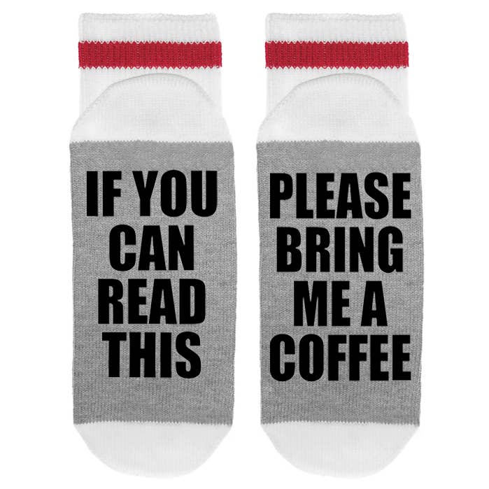 MENS - Please Bring Me A Coffee - Socks for wholesale by Sock Dirty to Me