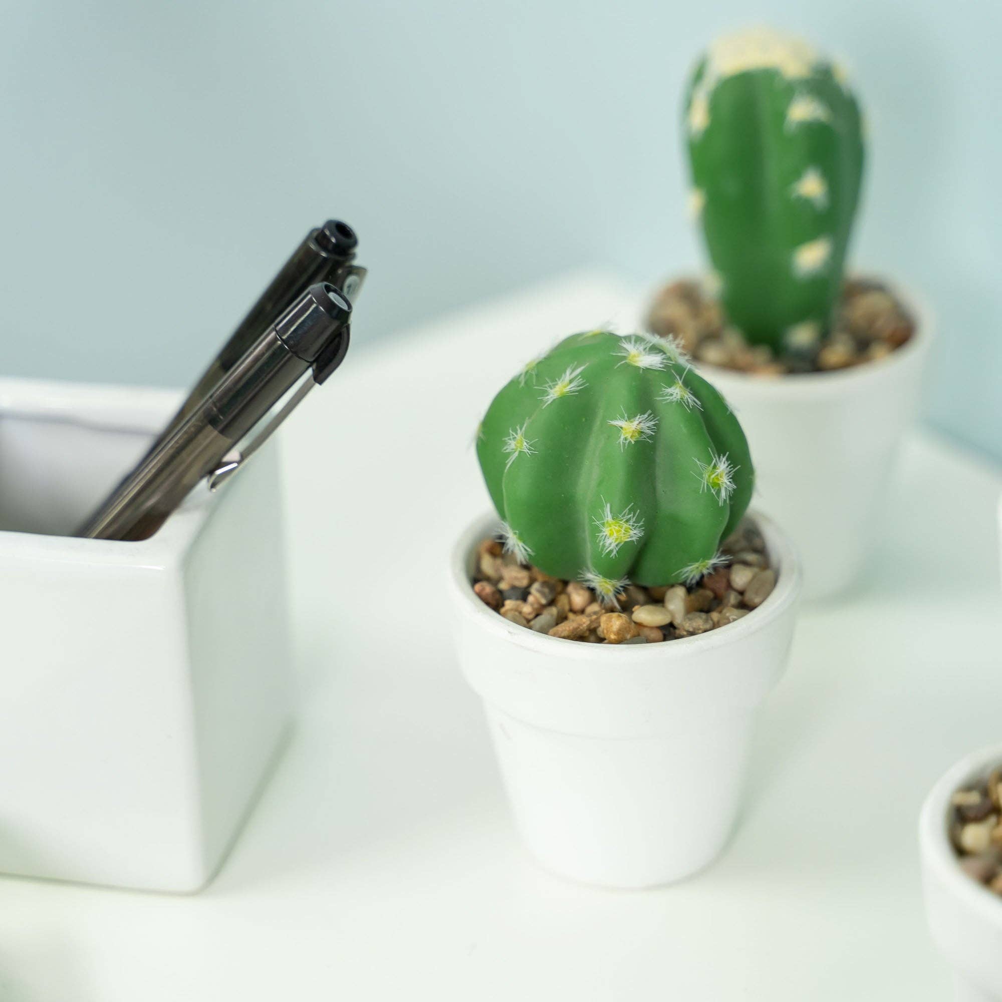 Portofino International Trading, USA - Wholesale Artificial Plant - Artificial Assorted Potted Cactus - Set of 1211