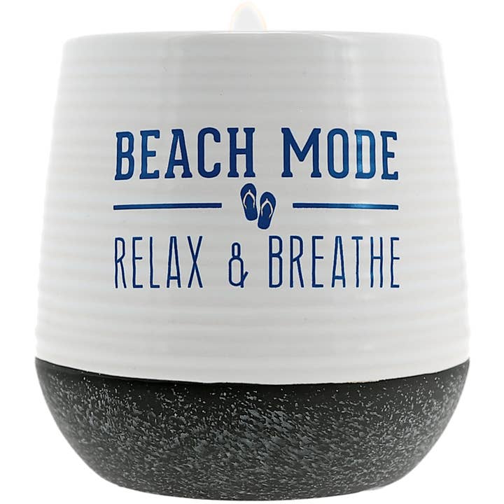 Beach Mode - 11 oz - 100% Soy Wax Reveal Candle for wholesale by Pavilion